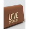 LOVE MOSCHINO -  Borsa in Nappa Sintetica con Logo - Cuoio