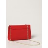 LOVE MOSCHINO - Synthetic Leather Bag with Logo - Red