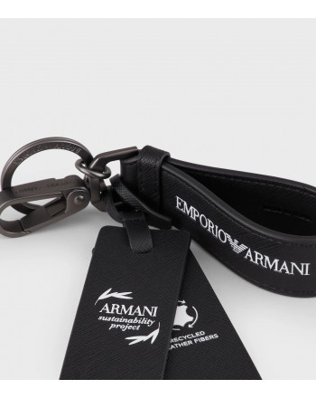EMPORIO ARMANI - Pendant Keychain - Black