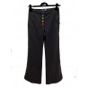 LOVE MOSCHINO - Coloured Buttons Trousers - Black