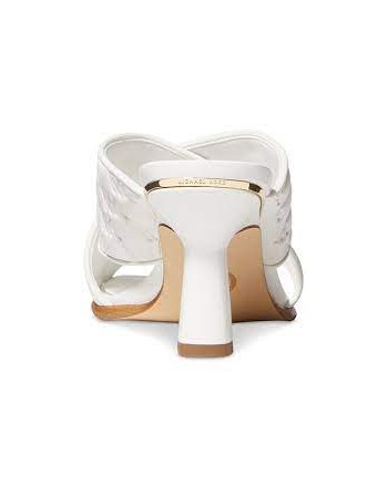 MICHAEL by MICHAEL KORS - GIDEON MULE Leather Mules - White