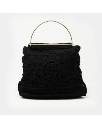 ASH - CAMILA Crochet Bag - Black