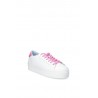 CHIARA FERRAGNI -  Sneakers TENNIS WHITE - Bianco/Rosa