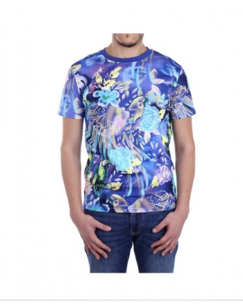 MOSCHINO SWIM - T-Shirt - Blue Fantasy