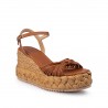 EMANUELLE VEE - SUSY Platform Sandal - Leather