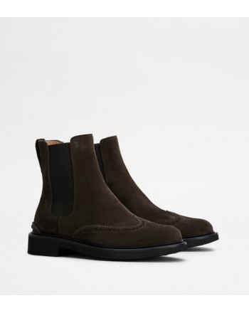 TOD'S - Suede ankle boot XXM06H00MH0RE0S800 - Dark brown