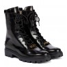 TOD'S - Leather Logo Boots - Black