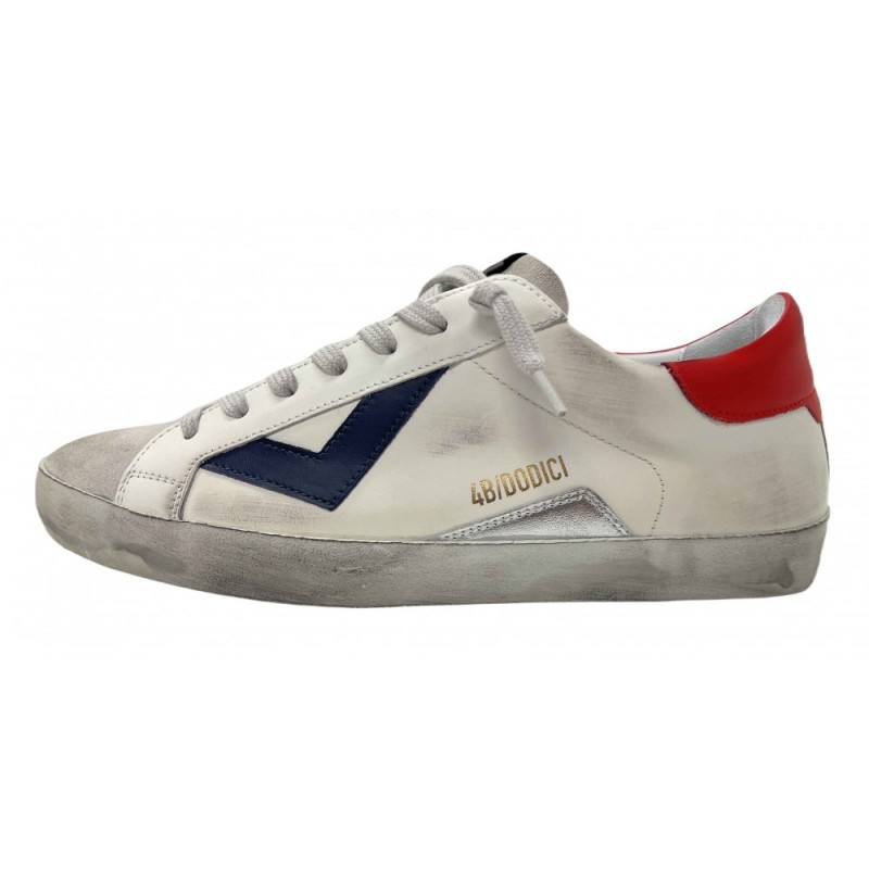 4B12 - Suprime UC04 Sneakers - White / Red