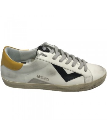 4B12 -  Sneakers Suprime UC05 - White /Giallo