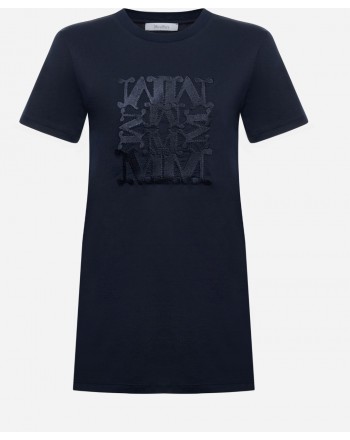 MAX MARA - T-Shirt in Cotone PARK - Nero