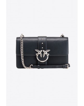 PINKO - CLASSIC ICON SIMPLY 15CL  Bag - Black Silver