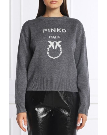 PINKO - BURGOS 1 Wool Knit - Grey