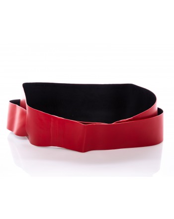 PINKO - UMBERTO I Leather Belt - Red/Black