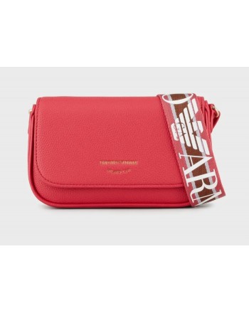 EMPORIO ARMANI - Mini Shoulder Bag - Orange/Leather
