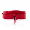 PINKO - UMBERTO I Leather Belt - Red/Black