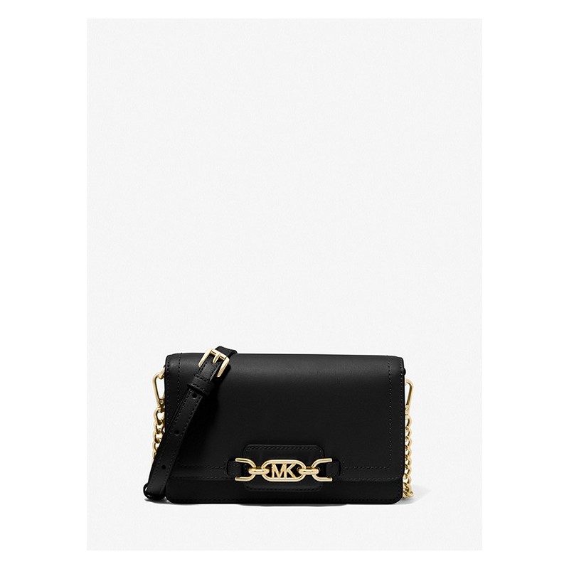 MICHAEL BY MICHAEL KORS - HEATHER EXTRA SMALL Leather Bag - Black