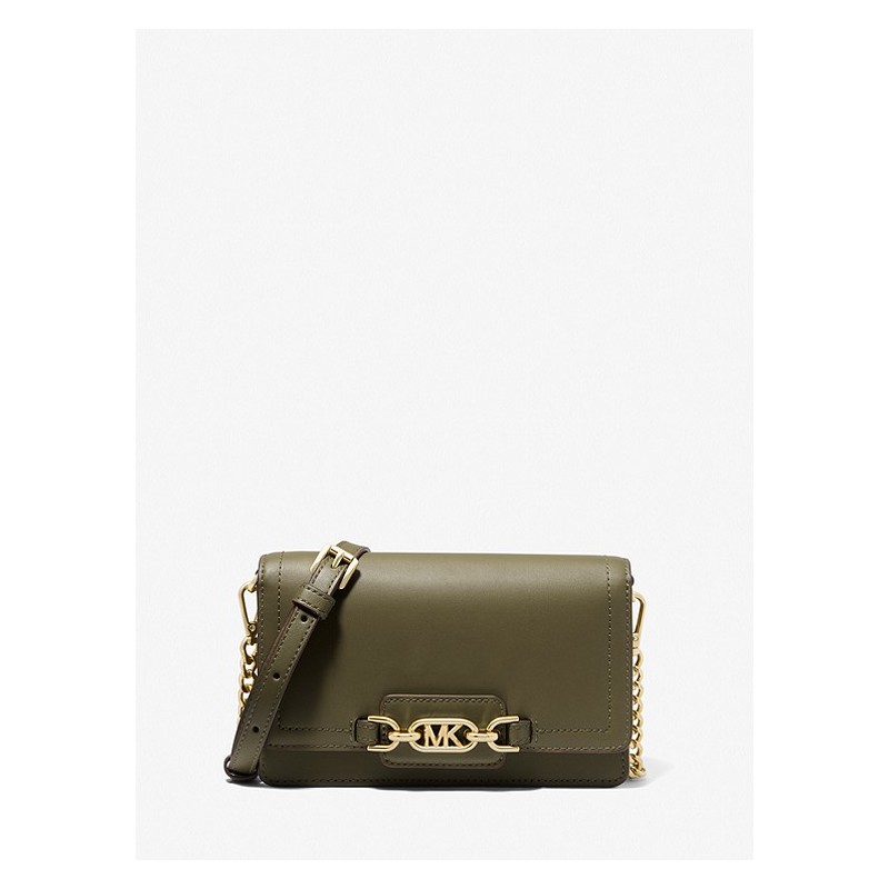 MICHAEL BY MICHAEL KORS - HEATHER EXTRA SMALL Leather Bag - Olive