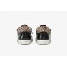 2 STAR- Sneakers 2SD3636 Leather - Black / Beige / Leopard
