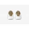 2 STAR- Sneakers 2S3707-074 Pelle - Bianco/Oro/Cocco