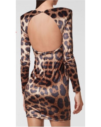 PHILIPP PLEIN - Leopard Patterned  Dress - Leopard