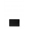 MICHAEL by MICHAEL KORS - Leather Credit Card Holder  - Black