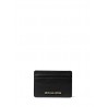 MICHAEL by MICHAEL KORS - Leather Credit Card Holder  - Black