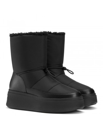 ASH - MOUNTAIN PUFFY NYLON Boots - Black