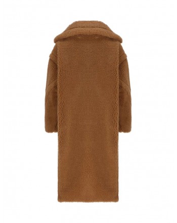 MAX MARA - EDOARDO Teddy Fabric Coat - Camel