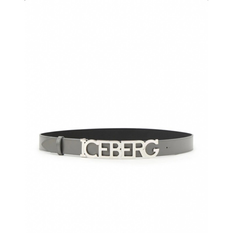 ICEBERG - Belt with Logo - Black