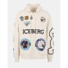 ICEBERG - Popeye logo hoodie - Cream