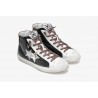 2 STAR- Sneakers 2SD3679-192 - Nero/Bianco/Leopard /Argento