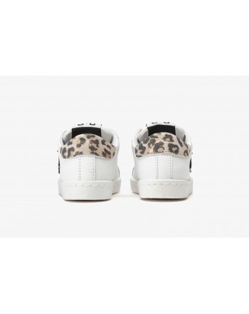 2 STAR- Sneakers 2SB2601-103 - White / Gold / Black / Leopard