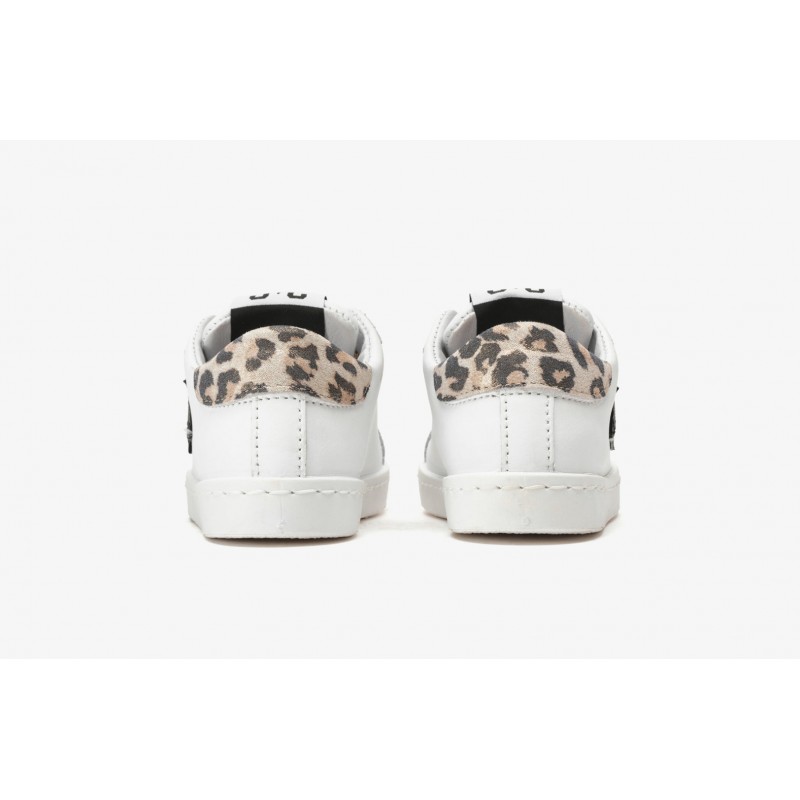2 STAR- Sneakers 2SB2601-103 - Bianco/Oro/Nero/Leopard