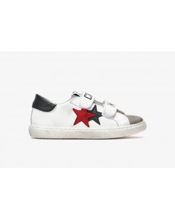 2 STAR- Sneakers 2SB2665 - White / Gray / Red