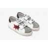 2 STAR- Sneakers 2SB2665  - Bianco/Grigio/Rosso