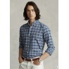 POLO RALPH LAUREN - Custom-Fit Checked Oxford Shirt - Royal / Blue Multi