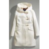 FAY - VIRGINIA 3 Hooks Hood Coat - Wool White