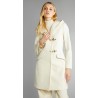 FAY - VIRGINIA 3 Hooks Hood Coat - Wool White