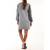 LOVE MOSCHINO - Wool Maxiknit Dress - Grey