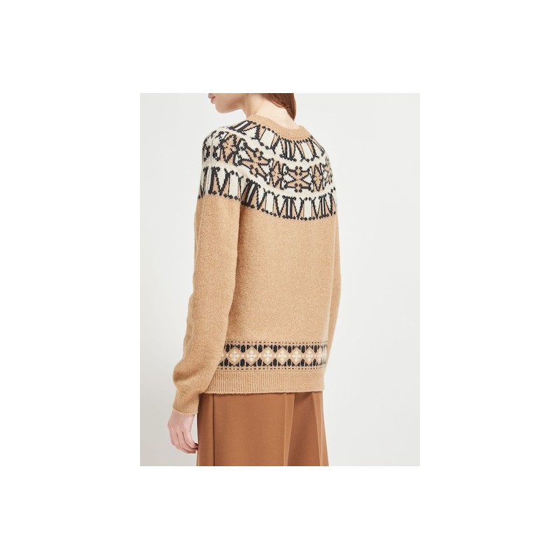 MAX MARA - TRUDY Blended Wool Knit - Camel