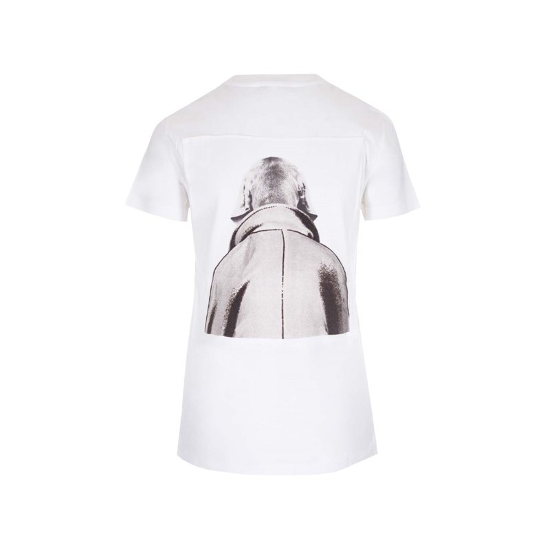 MAX MARA - T-Shirt in Cotone con Stampa MMDOG - Bianco