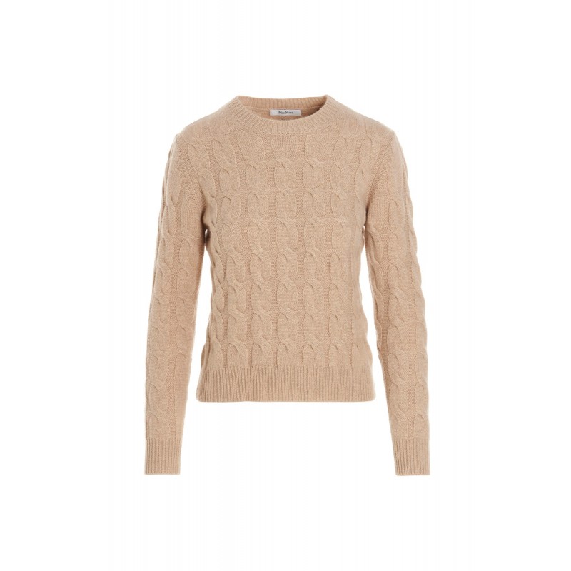 Max Mara - Pure cashmere 'Edipo' sweater - Oat Melange