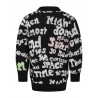 MSGM BABY - Long cardigan sweater MS029194 - Black
