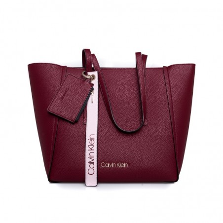 CALVIN KLEIN Shopping Bag FRAME LARGE Red Rock [Woman] Elsa Boutique