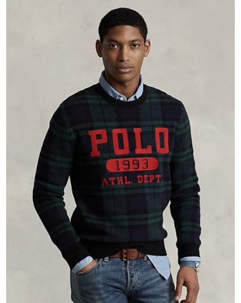 POLO RALPH LAUREN - Crewneck sweater - Navy Multicolor