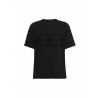 CHIARA FERRAGNI - Maxilogomania Cotton T-Shirt - Black