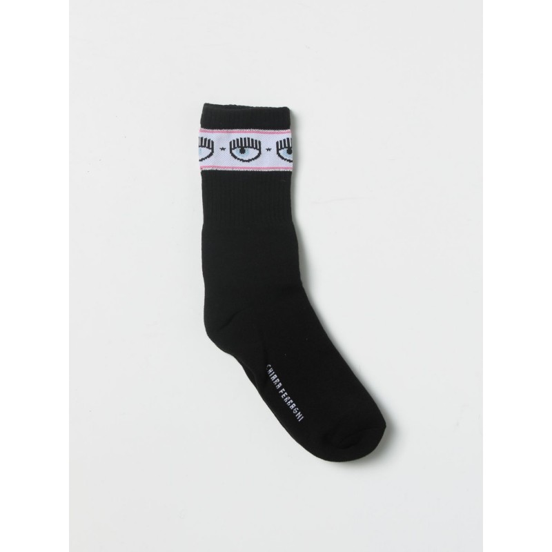 CHIARA FERRAGNI - Logomania Socks - Black