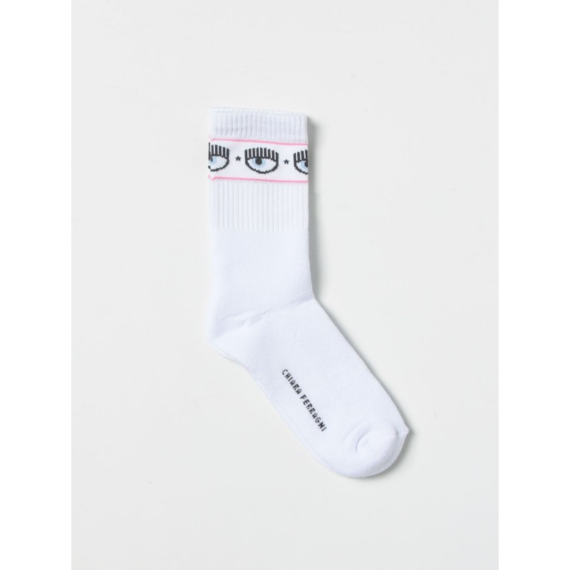 CHIARA FERRAGNI - Logomania Socks - Bright White