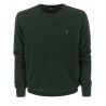 POLO RALPH LAUREN - Crewneck sweater with Slim Fit logo - Hunt Club Green