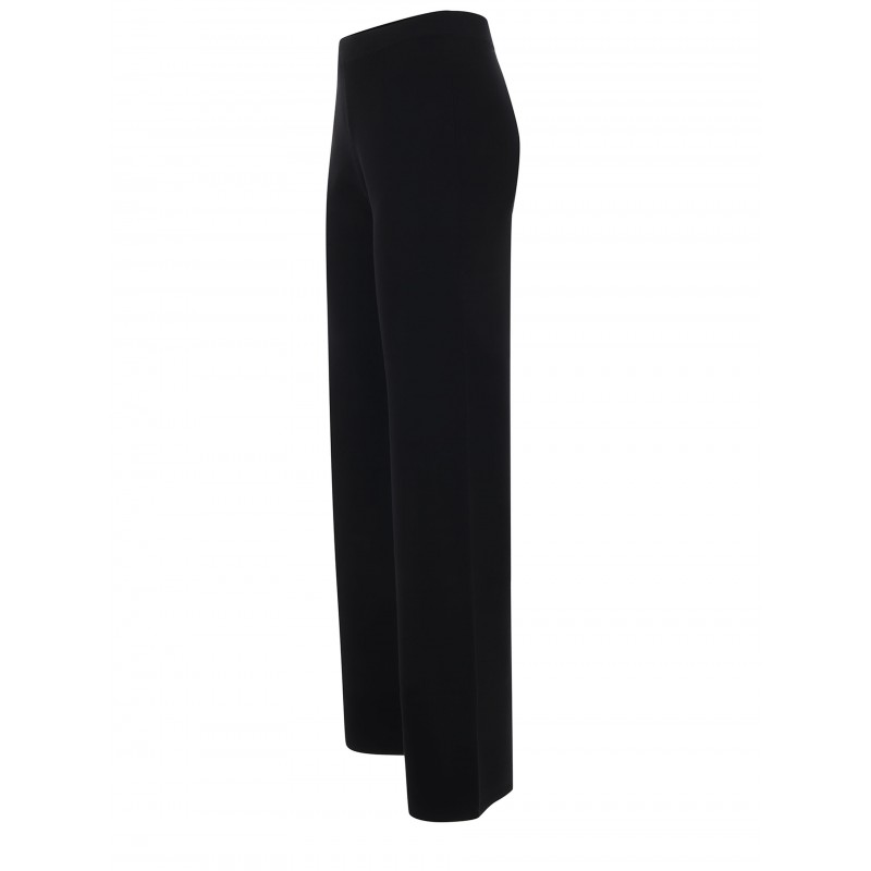 MAX MARA STUDIO - NICIA Viscose Fabric Trousers - Black